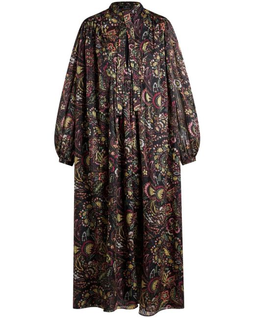 Etro floral-print silk-blend dress