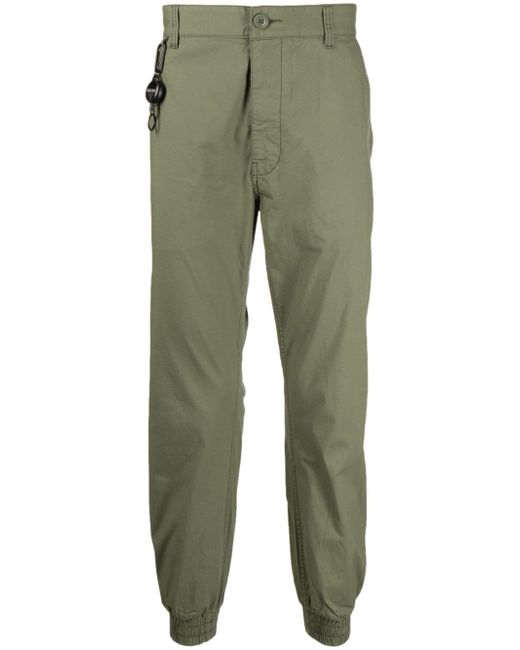 Izzue stretch-cotton tapered trousers