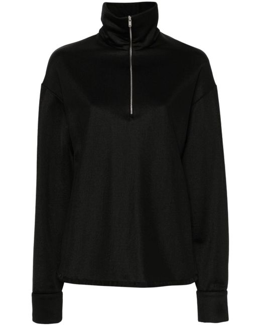 Jil Sander half-zipped sweatshirt