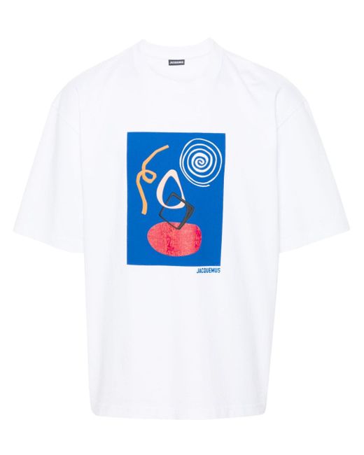 Jacquemus Cuadro abstract-print T-shirt