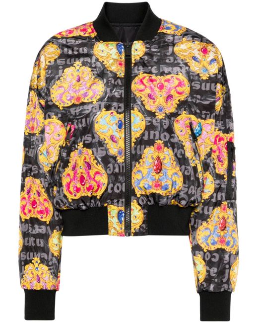 Versace Jeans Couture Heart-Couture-print bomber jacket