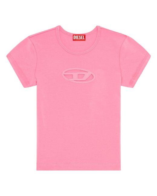 Diesel T-Angie cut-out logo T-shirt