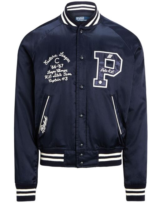 Polo Ralph Lauren satin-finish bomber jacket
