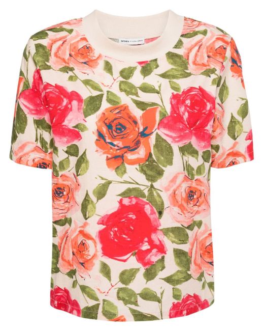 Batsheva x Laura Ashley Alaw floral-print T-shirt