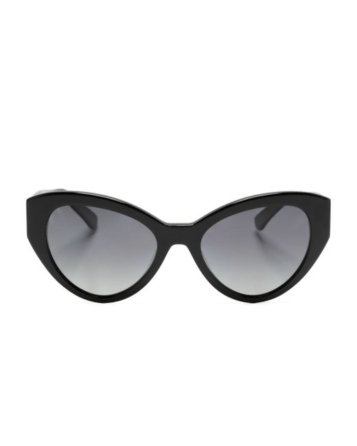 Kate Spade New York logo-engraved oval-frame sunglasses