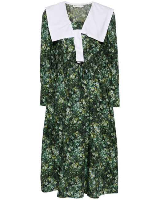 Batsheva x Laura Ashley Osian floral-print midi dress