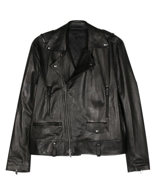 Salvatore Santoro zip-up leather jacket