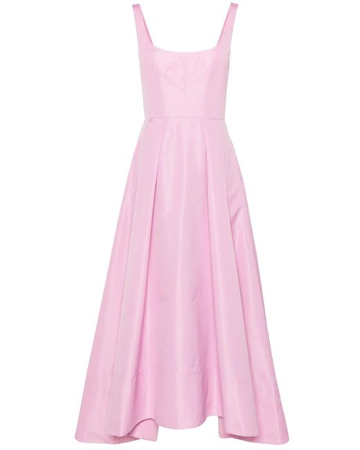 Pinko sleeveless taffeta maxi dress