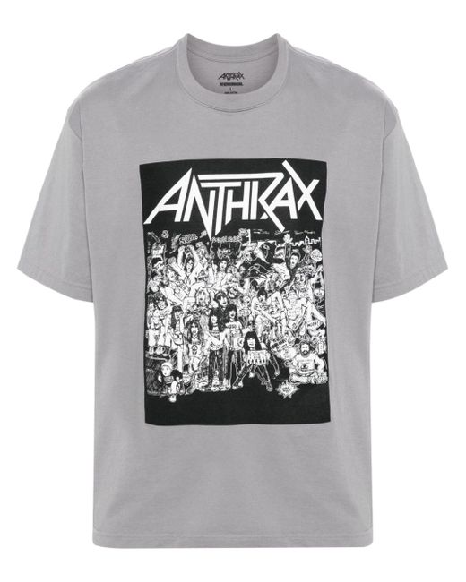 Neighborhood x Anthrax graphic-print T-shirt