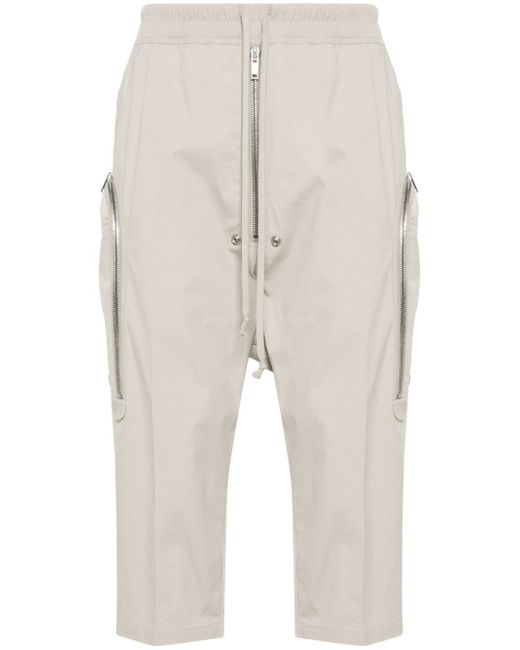 Rick Owens drawstring-fastening cropped trousers