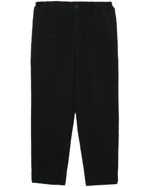Comme Des Garcons Black cropped elasticated trousers