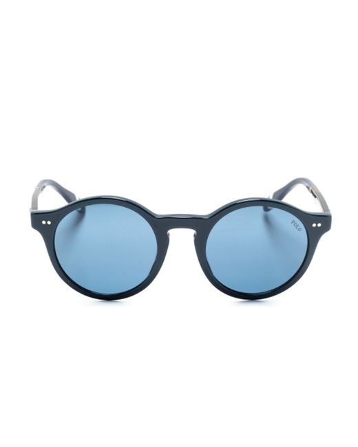 Polo Ralph Lauren tortoiseshell round-frame sunglasses