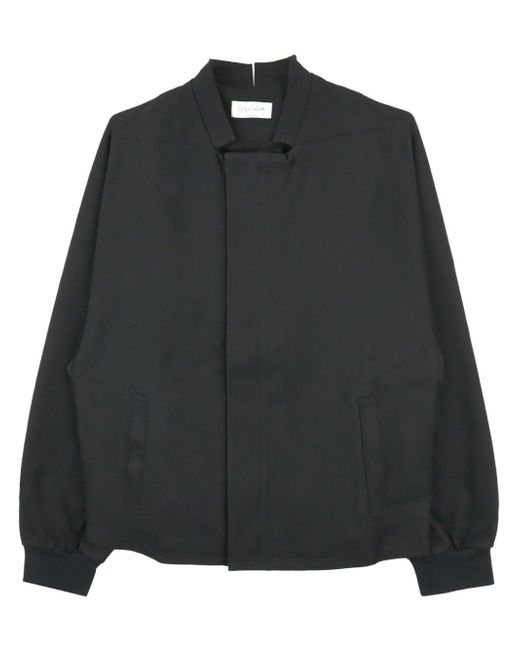 Yohji Yamamoto collarless shirt jacket