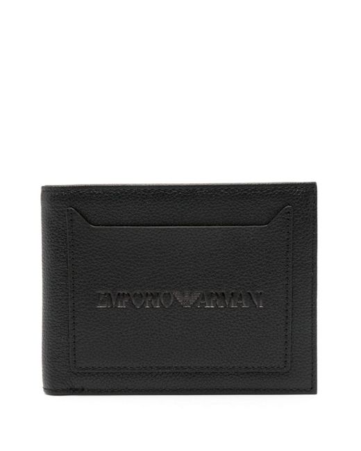 Emporio Armani logo-debossed leather wallet