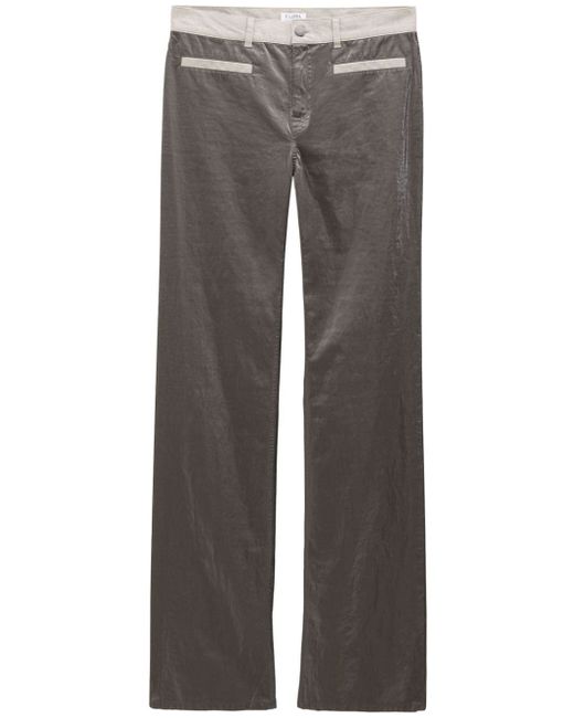 Filippa K metallic-effect straight-leg trousers