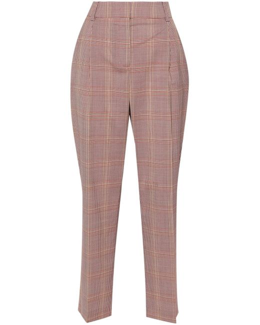 PS Paul Smith plaid-check cropped trousers
