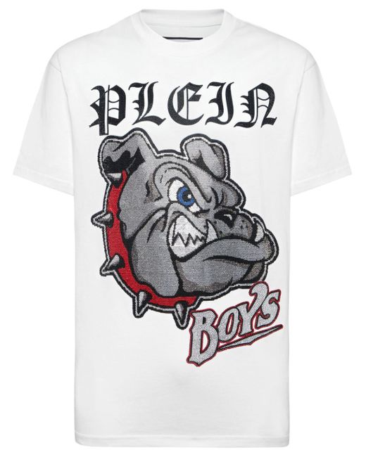 Philipp Plein Bulldogs cotton T-shirt