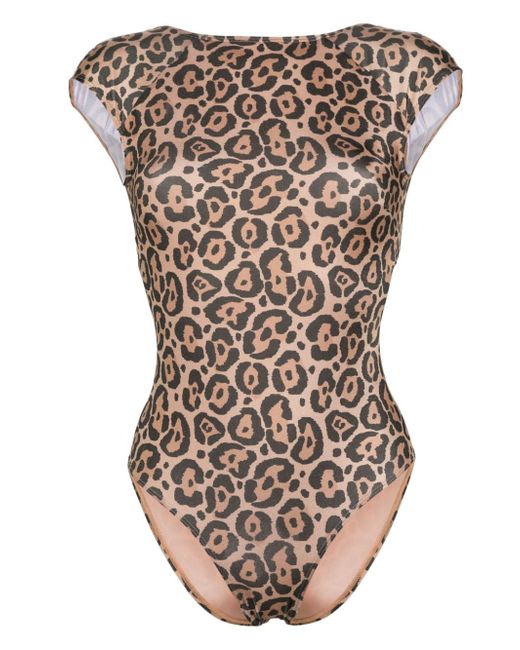 Emporio Armani leopard-print swimsuit