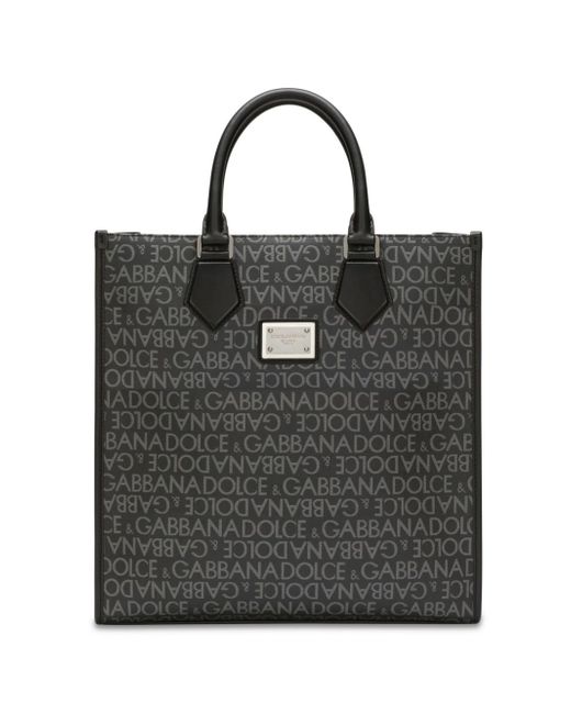 Dolce & Gabbana Shopping logo-print tote bag