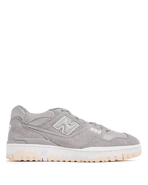 New Balance 550 suede sneakers