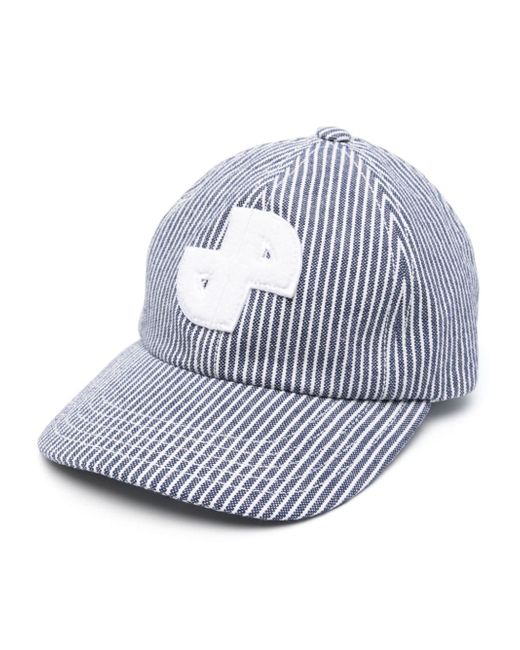Patou JP striped cotton cap