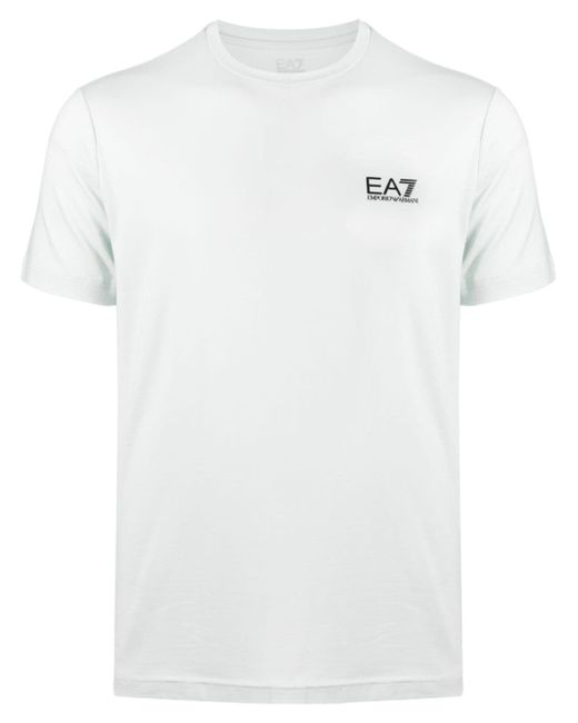 Ea7 logo-embossed T-shirt