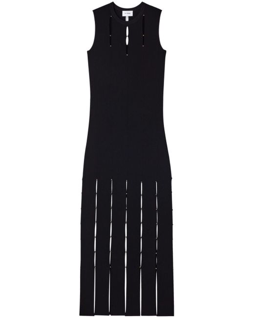 St. John bead-embellished knitted gown