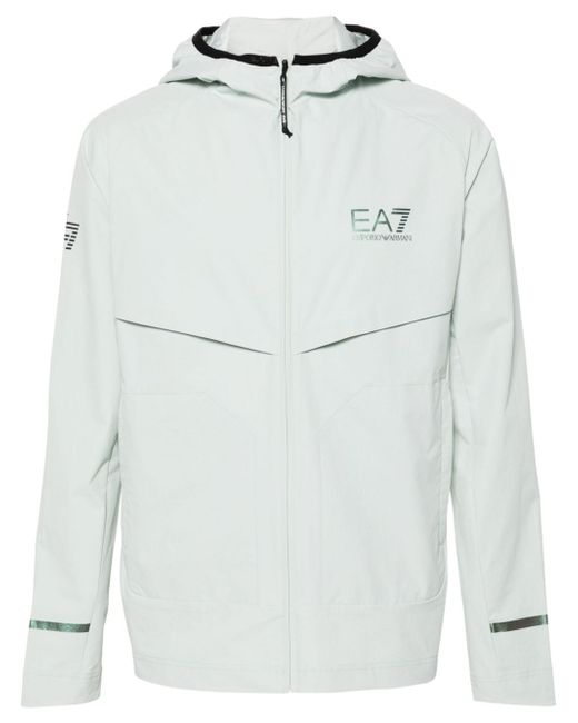 Ea7 lightweight hooded jacket