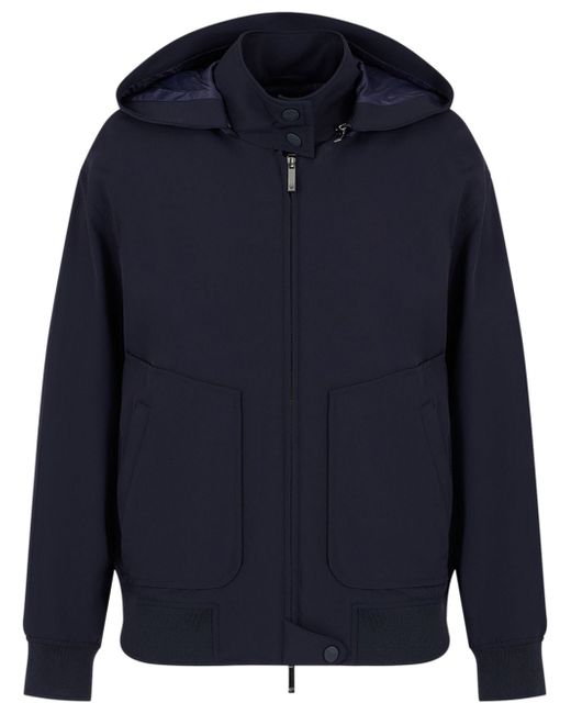 Emporio Armani hooded zip-up jacket