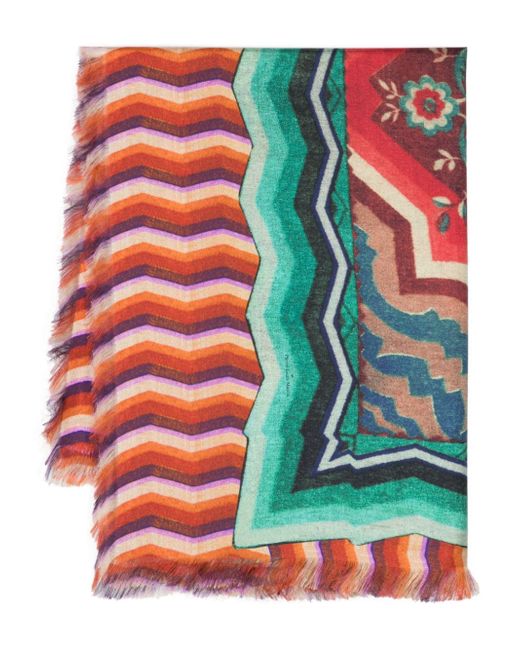 Pierre-Louis Mascia Aloe fringed scarf