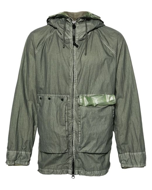 CP Company Fili Gum Goggle-detailed jacket