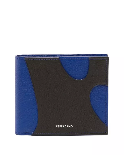 Ferragamo panelled bi-fold leather wallet