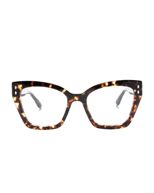 Isabel Marant Eyewear butterfly-frame tortoiseshell glasses