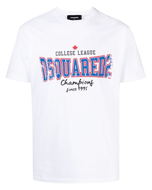 Dsquared2 College logo-print T-shirt