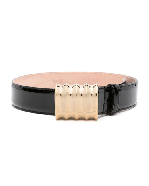 Khaite Julius patent leather belt