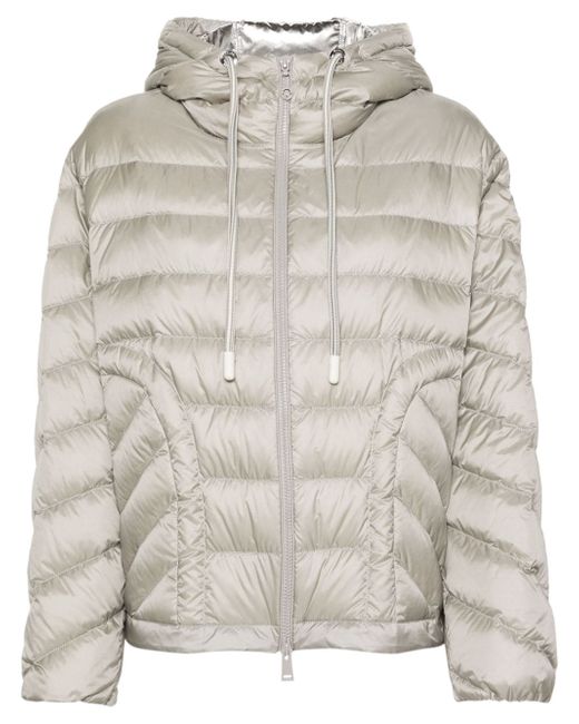 Moncler Delfo quilted hooded jacket