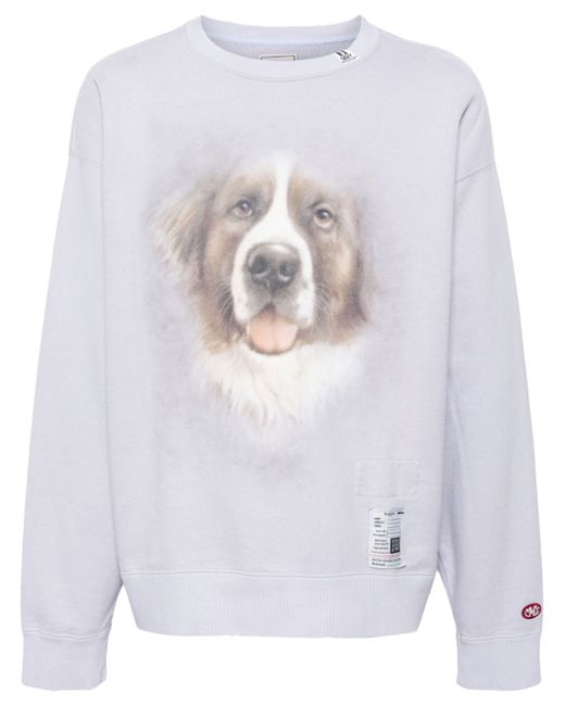 Maison Mihara Yasuhiro dog-print sweatshirt