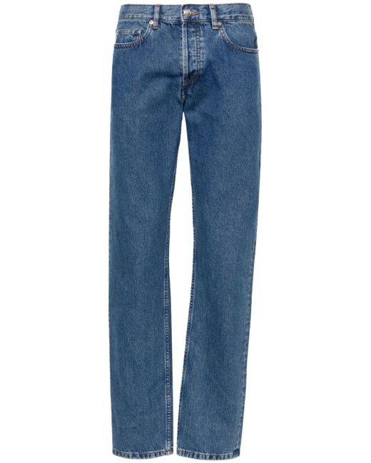A.P.C. New Standard mid-rise straight-leg jeans