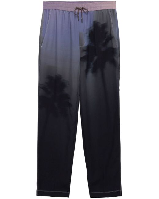 Simkhai Allister palm tree-print trousers