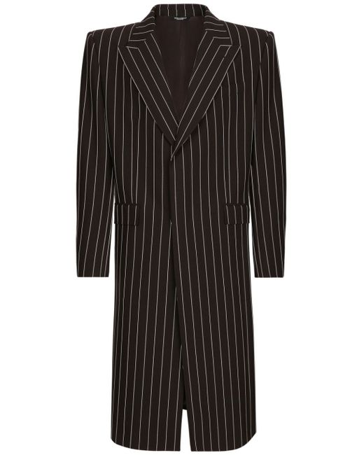 Dolce & Gabbana pinstripe coat