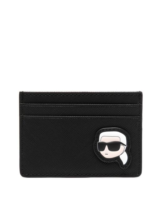 Karl Lagerfeld K/Ikonik 2.0 faux-leather cardholder