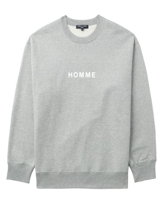 Comme Des Garçons Homme Plus logo-print sweatshirt