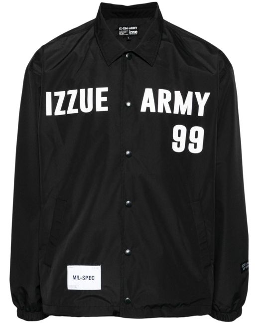 Izzue logo-print jacket