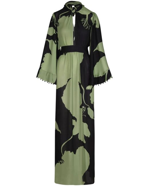 Johanna Ortiz Earthy Elegance floral-print maxi dress