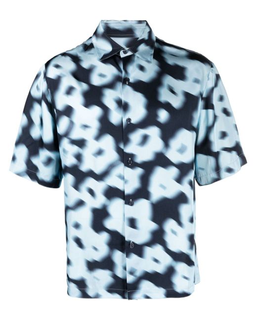 Sandro floral-print short-sleeve shirt