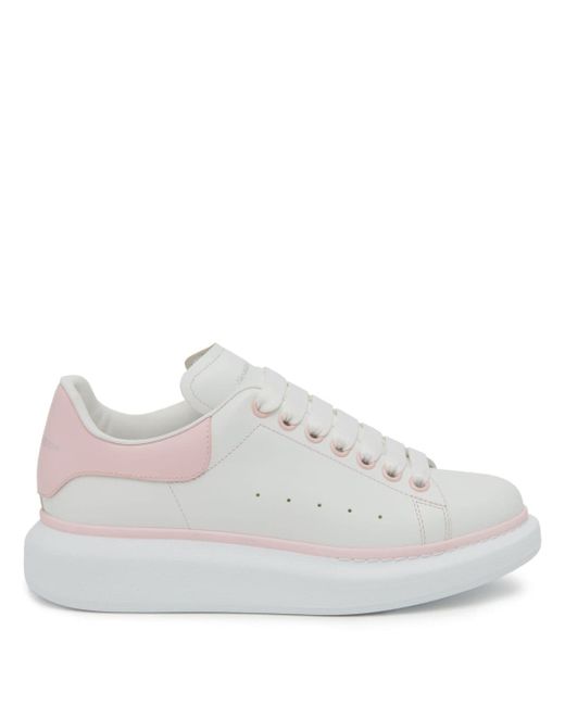 Alexander McQueen Oversized chunky leather sneakers