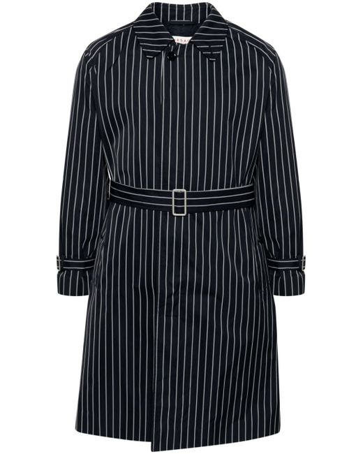 Fursac striped belted trench coat