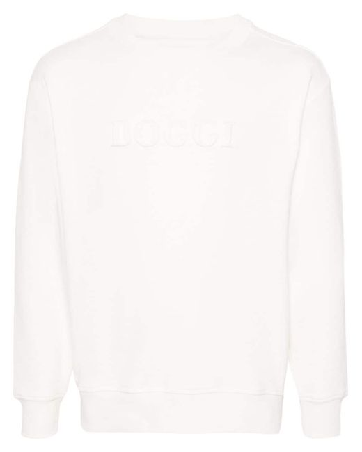 Boggi Milano logo-embossed jersey sweatshirt