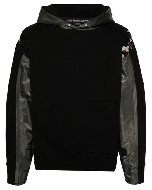 Andersson Bell Seoul23 jacquard-panelled hoodie
