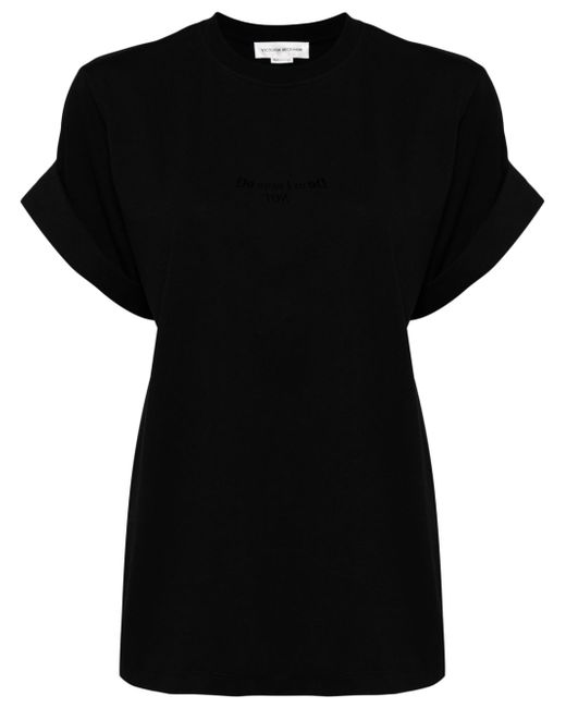 Victoria Beckham slogan-print cotton T-shirt